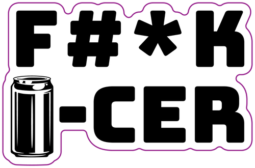 Beer Charity Stickers, Fuck Cancer Stickers, Best Craft Beer Stickers