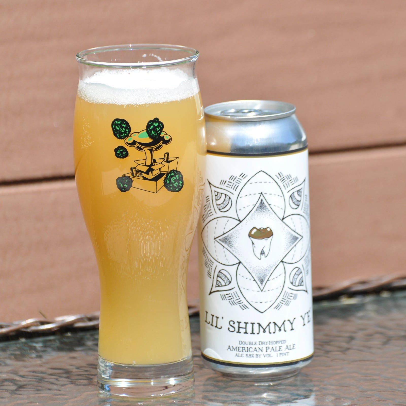 Porch Bomb IPA Beer Glassware | Proper Beer Glassware | v1 & v2