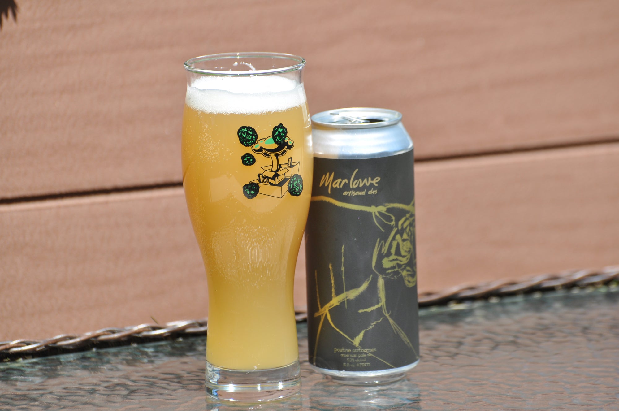 Porch Bomb IPA Beer Glassware | Proper Beer Glassware | v1 & v2